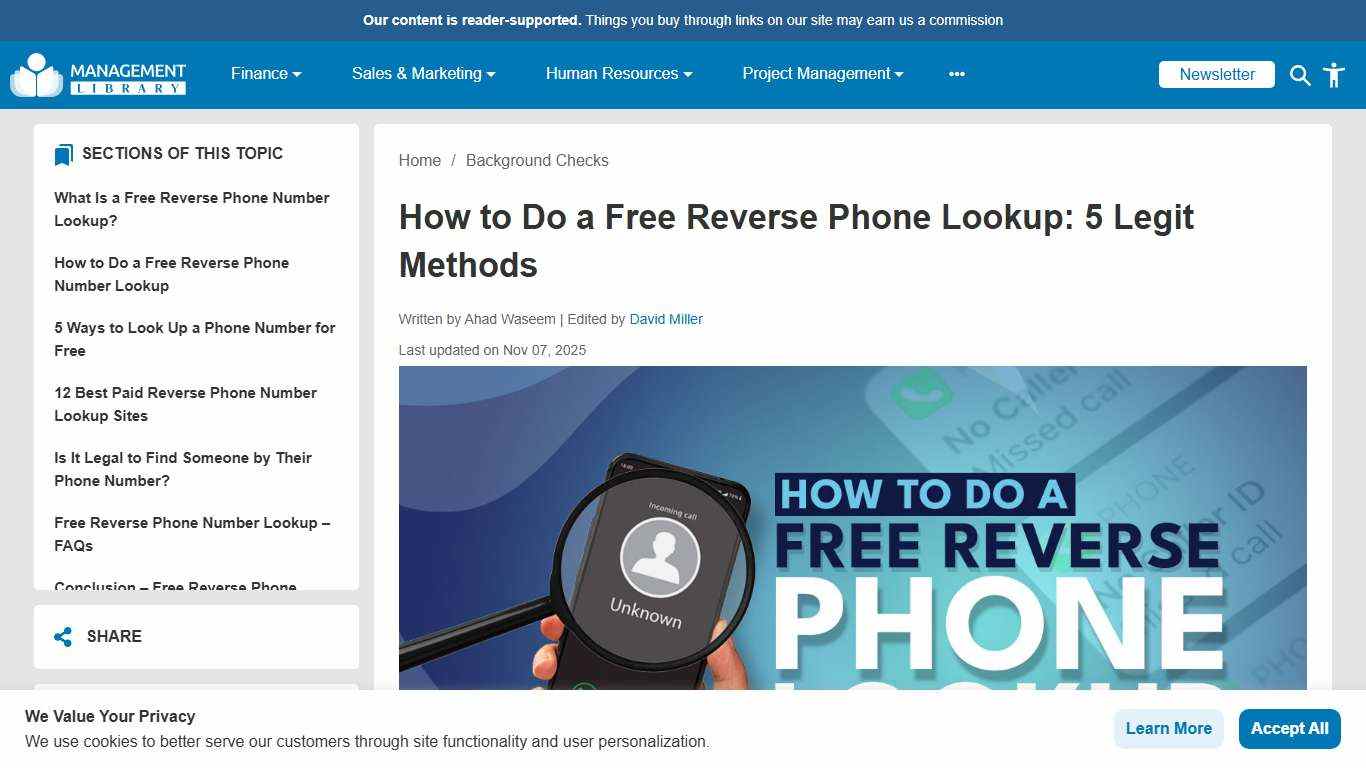 How to Do a Free Reverse Phone Lookup: 5 Legit Methods